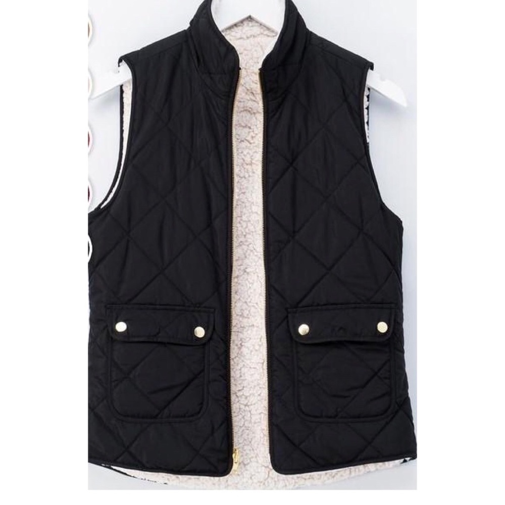 Reversible vest - black